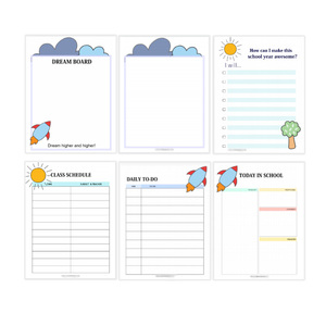 A4 Custom Back-to-school Season Gold Foil Printing Wire-O Binding School Study Goal <strong>Project</strong> Daily Weekly Student <strong>Planner</strong> - Product Image 4