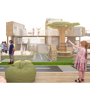 <span class=keywords><strong>Zona</strong></span> de juegos para bebés, área de juegos interactiva para escalar, parque infantil para niños pequeños, parque infantil, obstáculos, café de juego suave para niños - Product Image 2