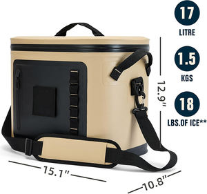 Taşınabilir yalıtımlı soğutucu kutu 8 kutu açık kamp piknik yemek kabı yumuşak soğutucu çanta su geçirmez - Product Image 2