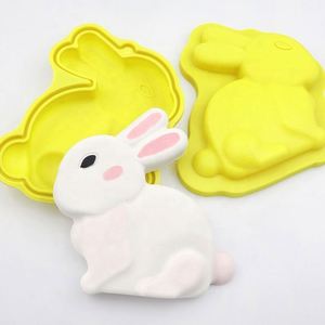 Custom Logo With Rabbit Shape Silicone <b>Cake</b> <b>Pan</b> Single Bake Tool Mold Reusale Hand Make Breakfast OEM\ODM - Product Image 1