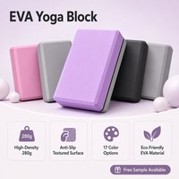 Bloc de yoga en mousse EVA haute densité, résistant à la pression, pour exercices de fitness, Pilates, gym, soutien pour étirements, 280g, camouflage personnalisé