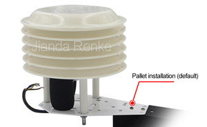 Tempo Monitor Pressão Atmosférica Temp Umidade Pm luz solar Ruído Tudo em Um Escudo De Radiação Solar