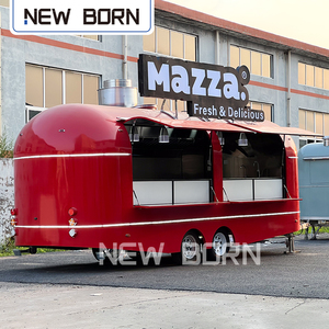 Đầy đủ trang bị phục vụ thực phẩm trailers TACO xe tải di động nhà bếp bánh pizza Crepe giỏ hàng BBQ nhượng Bộ Trailer - Product Image 1