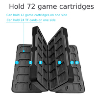 Étui de rangement portable grande capacité en ABS pour cartes de jeu Switch 2, coque rigide antichute pour cartes de jeu Switch