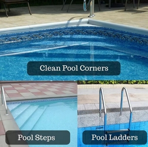 Alta calidad Blue Torrent Swim Pool Scrub Head Accesorio Limpiador de cerdas de plástico para piscinas de fibra de vidrio al aire libre - Product Image 3
