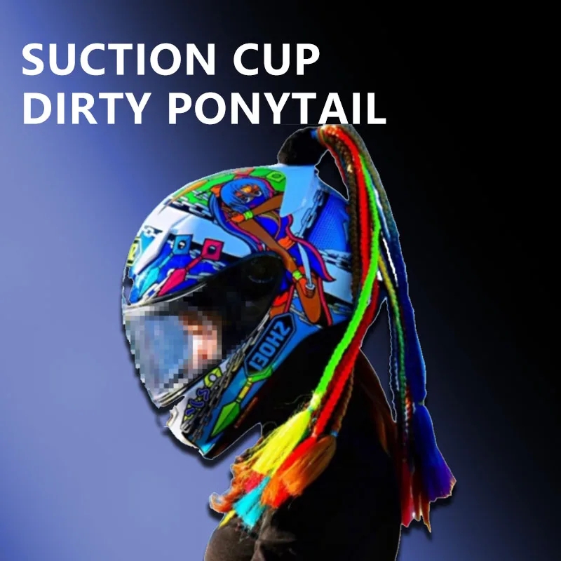 braided pigtails for motorcycle helmets 24Inch Helmet Braid Pigtails Ponytail for Women Motorcycle Helmet Braid  Ponytail Motorbike Pigtails Braids Ponytail With Sucker| Alibaba.com