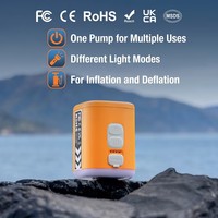 Mini pompe à air portable pour gonflage et dégonflage, pompe à air électrique rechargeable pour sacs de rangement, matelas gonflables