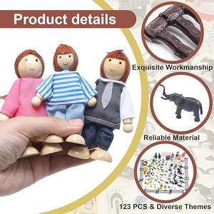 Kit de Inicio para Mesa de Arena de Materiales de Construcción y Bienes Raíces - Kit de Juego Terapéutico Portátil con 123 Modelos en Miniatura (Temáticas Religiosas y de Fantasía) - Product Image 2