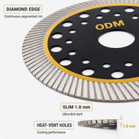 Disque de coupe diamanté rond 105 x 20 x 1,8 mm pour pierre, céramique et carrelage, lame de scie industrielle pour maçonnerie
