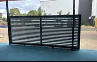 Panneaux de clôture de jardin en aluminium de luxe Revêtement en poudre Classique écologique pour les clôtures de sécurité extérieures Clôture de cour Allée Balcons