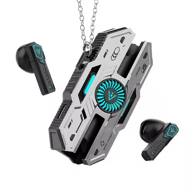X37 Sci-Fi Earphone Lag-Free TWS Gaming Earbuds with Colorful Breathing Lights and Two Sound Effect Modes for Game and Music