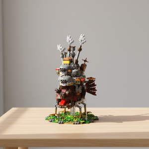 <span class=keywords><strong>Hayao</strong></span> <span class=keywords><strong>Miyazaki</strong></span> - Juguetes de Construcción Más Vendidos de Animación, Castillo Mágico en Movimiento, Juego de Bloques de Construcción de Plástico ABS, Juguete de Construcción - Product Image 2