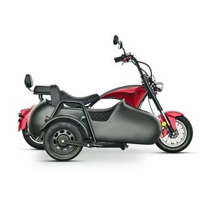 Motocicleta Eléctrica con Sidecar y Neumáticos Anchos, Chopper Citycoco, Bicicleta Eléctrica de 4000w, Sidecar para Adultos/Perros - Product Image 6
