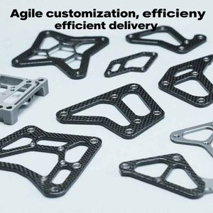 Placa de Fibra de Carbono CNC SY, 3mm de Grosor, 1000x1000mm, Aplicación para Marcos de Drones FPV, 3k 6k 12k, Simple/Sarga/Unidireccional - Product Image 2