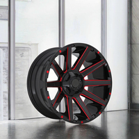Jantes de voiture tout-terrain Duaxen Forgealloy 20 21 22 23 24 26 pouces 6x139.7 8x180 Noir Bleu Concave Profond SUV 4X4 Roues forgées