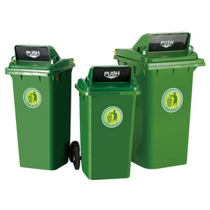 Contenedores de basura plastico 120lts/garbage container 120 liter with lid