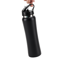 Personalizable marca impresa 500ml doble pared de acero inoxidable aislado termo deporte botella de agua
