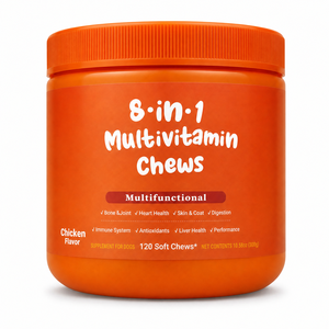 Compresse Morbide Multivitaminiche e Probiotici <span class=keywords><strong>per</strong></span> <span class=keywords><strong>Cani</strong></span> a Basso MOQ <span class=keywords><strong>per</strong></span> Intestino, Digestione, Anca e Articolazioni, Integratori e Vitamine <span class=keywords><strong>per</strong></span> la Salute degli Animali Domestici - Product Image 1