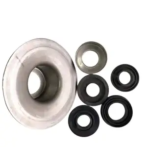 Deep Groove Ball Bearing Housing TK6204 Steel Pipe End Caps Thickened Metal Stand With Nylon Seals