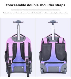 <span class=keywords><strong>Mochila</strong></span> Escolar con Ruedas de Gran Capacidad, <span class=keywords><strong>Mochila</strong></span> con Ruedas para Estudiantes, <span class=keywords><strong>Mochila</strong></span> con Asa Telescópica, <span class=keywords><strong>Mochila</strong></span> con Ruedas para Niños - Product Image 6