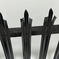 Panneaux de clôture en acier galvanisé de type W et D, robustes, pour chantiers de construction et maisons, hauteurs personnalisables
