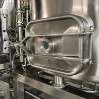 Brasserie à deux cuves Nova 500L, équipement de brassage et de fermentation de bière en acier inoxydable 304 avec système de contrôle PID, solution Turquie
