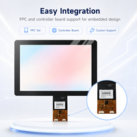 Écran tactile capacitif de 7 pouces avec écran LCD TFT LVDS USB, haute qualité, extérieur, IK10, verre trempé, étanche, panneau tactile HMI