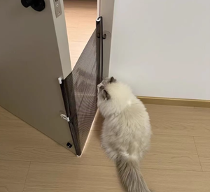 Filet de sécurité intérieur en plastique solide pour <span class=keywords><strong>animaux</strong></span> de compagnie, clôture pour dressage de chiens et de chats, <span class=keywords><strong>escalier</strong></span> et couloir, isolation facile à fermer - Product Image 4