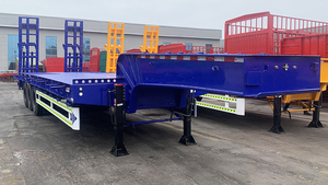 รถพ่วงพื้นเรียบ 3 เพลา ราคาโรงงาน ผลิตจากเหล็กกล้า พร้อมงานฝีมือประณีต - Product Image 3