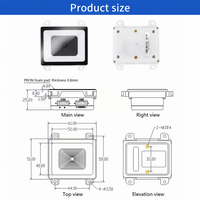 Módulo Escáner de Código de Barras 2D Integrado OEM, Lector de Códigos QR CMOS, Motor de Escaneo USB TTL para Terminales de Autoservicio