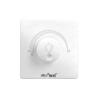 Gradateur de lumière universel Interrupteur mural 500/1000W Luminosité réglable Bouton rotatif Contrôleur haute puissance 250V pour lampe LED/vitesse du ventilateur