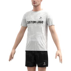 ชุดกีฬาวิ่งแห้งเร็วคุณภาพสูงขายดีที่สุด ชุดเทนนิสชาย ชุดยูนิฟอร์มเน็ตบอล กางเกงขาสั้นผูกเชือก - Product Image 5