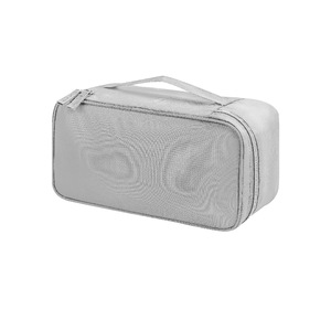 Clothing Organizer Underwear Storage Bag Silver Gray Rectangle Trip Use Portable <b>Waterproof</b> Bra <b>Sock</b> Organizer - Product Image 3