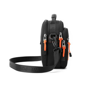 New Men's Nylon Crossbody <b>Bag</b> Solid Color Multi Functional Chest <b>Bag</b> For Leisure Travel Outdoor Sporty Casual Style - Product Image 2