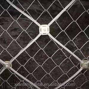 Vente chaude de haute qualité en acier Flexible treillis métallique tissé filet de Protection des pentes soudage chute de roche barrière filet chaîne de glissement de terrain - Product Image 4