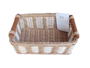 Làm bằng tay mây tự nhiên phục vụ giỏ từ Việt Nam cho bánh mì trái cây lưu trữ và Bảng trang trí nội thất tại nhà quán cà phê hoặc lễ kỷ niệm - Product Image 4