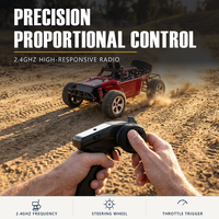 BG1513-A 1:12 Desert Off Road Eagle High Speed RC Buggy 2.4GHz Kontrol Proporsional Penuh 4WD Suspensi Independen Motor 390 3