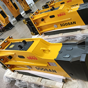 Martillo hidráulico SB 60, nuevo tipo de caja para excavadoras, retroexcavadoras de 15-18 toneladas con motor central y componentes de motor - Product Image 1