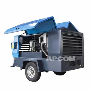 เครื่องอัดอากาศแบบสกรูดีเซล APCOM แรงดันสูง 16 17 18 20 22 บาร์, 185-1000 CFM - Product Image 1