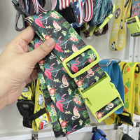 Sublimation de logo de voyage personnalisé Sangles de bagage réglables Ceinture de bagage de valise vierge