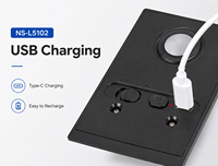 Lampe murale LED rechargeable par USB, lampe de nuit pour chambre d'hôtel, chevet