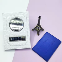 Dompet SIM Kulit PU Custom Yin Hui dengan Kancing, Tahan Air, Kapasitas Multi-Kartu, Dapat Menampung SIM Internasional