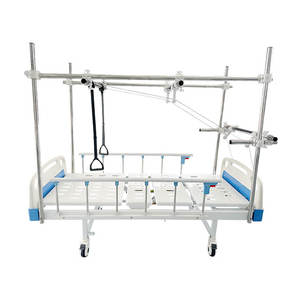 سرير جر عظمي يدوي متعدد الوظائف بخاصية الاهتزاز المزدوج، معدات غرفة مستشفى اقتصادية للمستشفيات المجتمعية والعائلات - Product Image 2