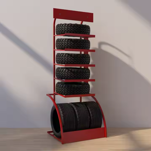 Scaffale Metallico <span class=keywords><strong>per</strong></span> Pneumatici <span class=keywords><strong>di</strong></span> Grande Capacità, Espositore <span class=keywords><strong>per</strong></span> <span class=keywords><strong>Negozio</strong></span>, Garage, Attrezzi Meccanici e <span class=keywords><strong>Accessori</strong></span> <span class=keywords><strong>per</strong></span> <span class=keywords><strong>Auto</strong></span> e Camion - Product Image 3