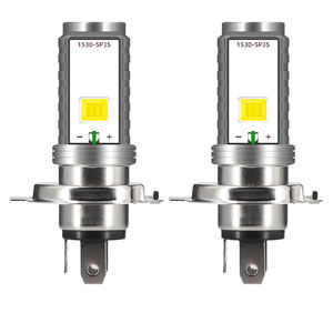 Phare avant de <span class=keywords><strong>moto</strong></span> YD COB, lumières électriques H4 BA20D P15D LED 12V universel en aluminium intégré blanc, garantie 1 an - Product Image 2