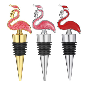 Takumori Flamingo <b>Wine</b> <b>Stopper</b> Reusable Bottle Closure For <b>Wine</b> Bottles Holiday Party Gift - Product Image 4