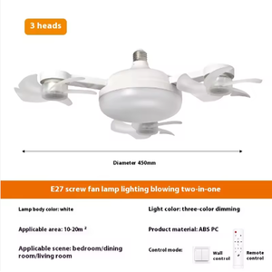 <span class=keywords><strong>Ventilateur</strong></span> de <span class=keywords><strong>plafond</strong></span> <span class=keywords><strong>silencieux</strong></span> moderne à LED <span class=keywords><strong>avec</strong></span> télécommande, 3 vitesses, variateur universel pour chambre et salle de bain - Product Image 6