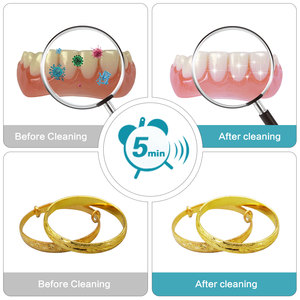 Ultrasonic Cleaner 210ML 45kHz For Dentures Mouth Guard Jewelry Lens Household Use - Product Image 3