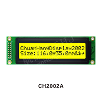 Módulo de Pantalla LCD de Carácter COB CH2002A 2002 STN, Pantalla LCD Estándar de 20x2, AIP31066, Alta Visibilidad, 82.9x18.5mm, ChuanHangDisplay