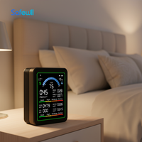 Détecteur Safewill 10 en 1 Tuya, température, humidité, AQI, PM2.5, PM10, PM0.3, CO2, HCHO, CO, TVOC, moniteur de qualité de l'air intérieur Wifi